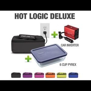 Hot logic mini electric lunch container. Blue